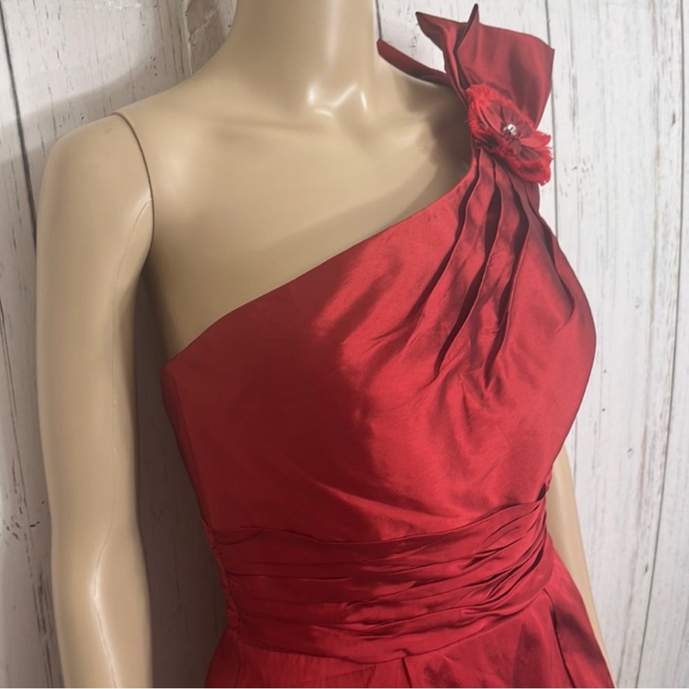 NWT Angelina Faccenda Ruby Red Cocktail Prom Homecoming Dress - Picture 3 of 12